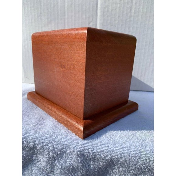 Wood Table Top Accent - Solid Poplar, Cherry Stain - Picture 4 of 7